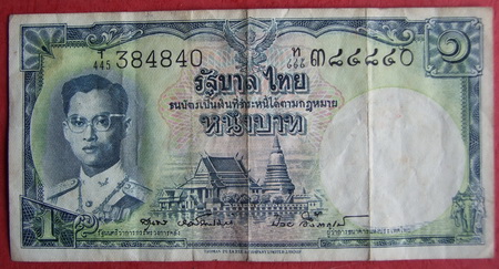 ธนบัตรเก่า 9 ใบ ตามสภาพ รวม 266 บาท