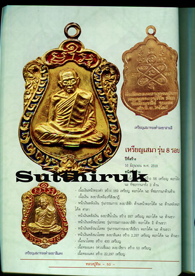 หนังสือ อมตวัตถุมงคลยอดนิยม หลวงปู่ทิม วัดละหารไร่ จ.ระยอง