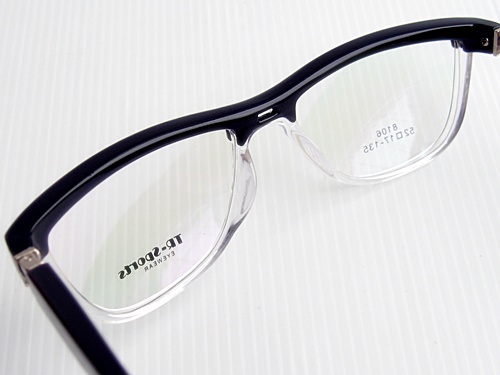 กรอบแว่นตา TR-SPORT ทรง กรอบเต็มสีดำ ขาสปริง รุ่นใหม่ล่าสุด