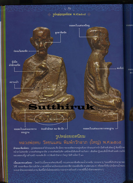 หนังสือ หลวงพ่อทบ วัดชนแดน รูปหล่อยอดนิยม ปี พ.ศ.๒๕๐๕ รวมเล่มเฉพาะกิจ