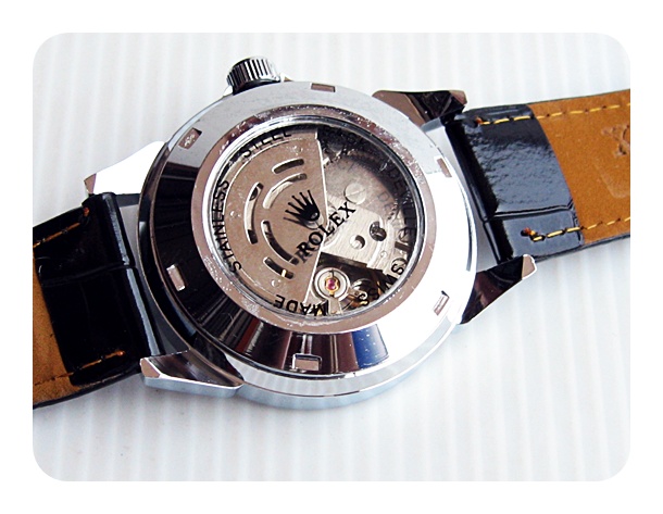 นาฬิกา ROLEX สายหนัง เคาะเดียว