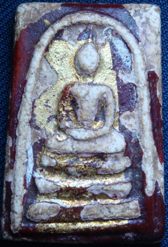 สมเด็จ ลพ.แดง วัดเขาบันไดอิฐ เลี่ยมเงิน (มีแถม)