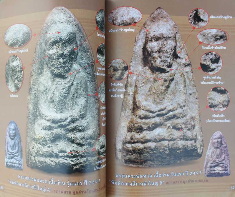 หนังสือหลวงพ่อทวด 97 วิธีดู เนื้อว่าน อย่างลึก ชี้ตำหนิ เเยกพิมพ์ บอกราคา ครบทุกพิพ์ หน้าสี 119หน้า