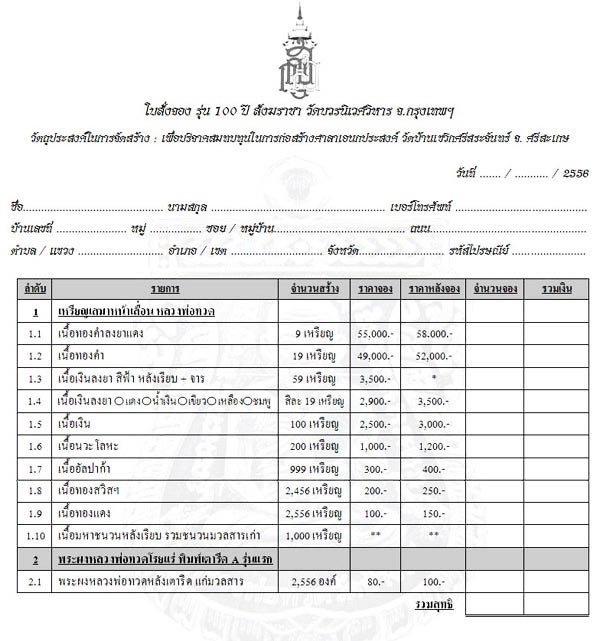 เสมาหน้าเลื่อนหลวงพ่อทวด รุ่น 100 ปี สังฆราชา เนื้อเงิน 1ใน100เหรียญ