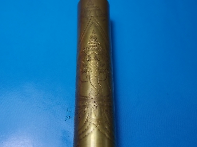 ตะกรุดภาพ พระอาจารย์สมคิด (นะดี) เนื้อทองเหลือง