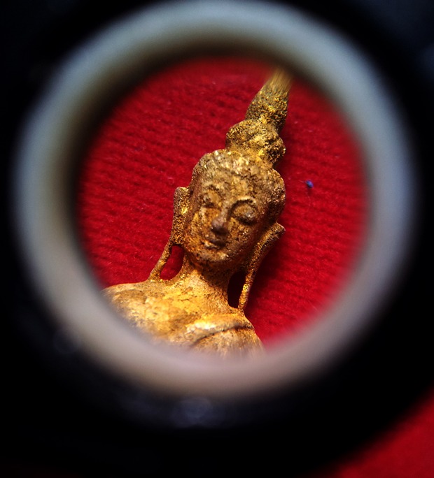 พระยอดธง กรุวัดชะเมา นครศรีธรรมราช เนื้อทองสัมฤทธิ์แก่ทอง...หายากครับ #3