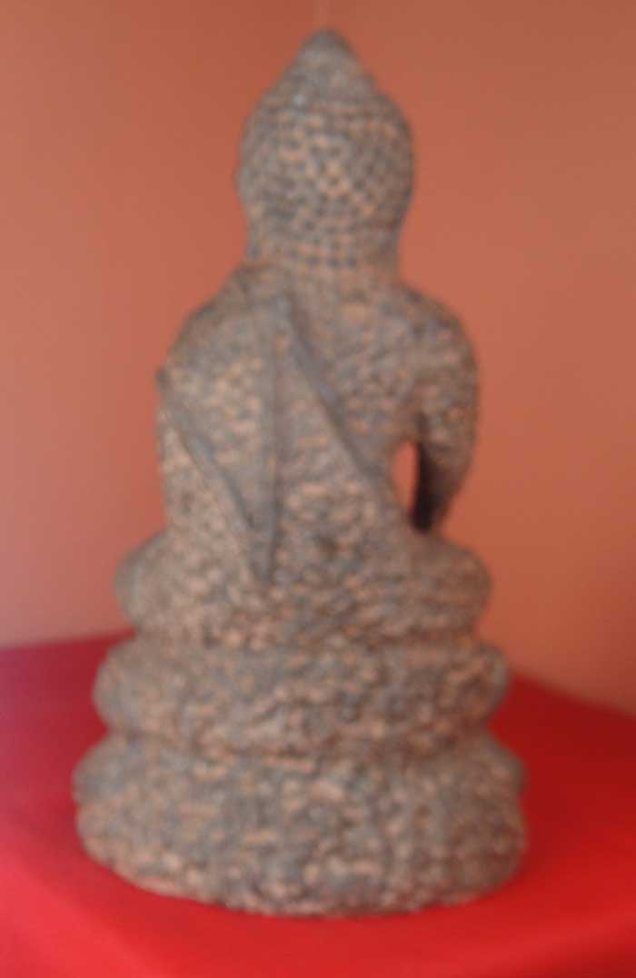 (((วัดใจเคาะเดียว๑๐บาท))) พระสังกัจจายน์ พระ...แห่งโชคลาภ หน้าตัก ๕ นิ้ว เนื้อศิลาแลงหล่อ งานฝีมือพุ