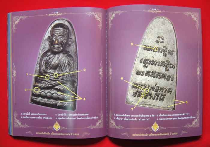 หนังสือพระเนื้อโลหะยอดนิยม หลวงปู่ทวด วัดช้างให้ ฉบับสมบูรณ์ สีทั้งเล่ม หนังสือขายดีอันดับ ๑