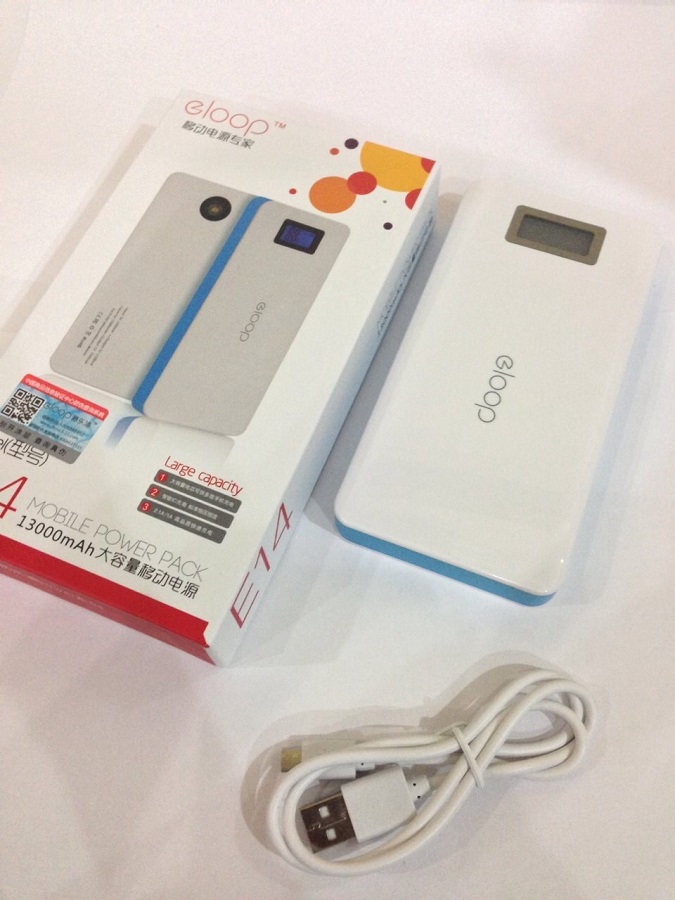 ที่ชาตแบตสำรอง Eloop E14 13000mAh