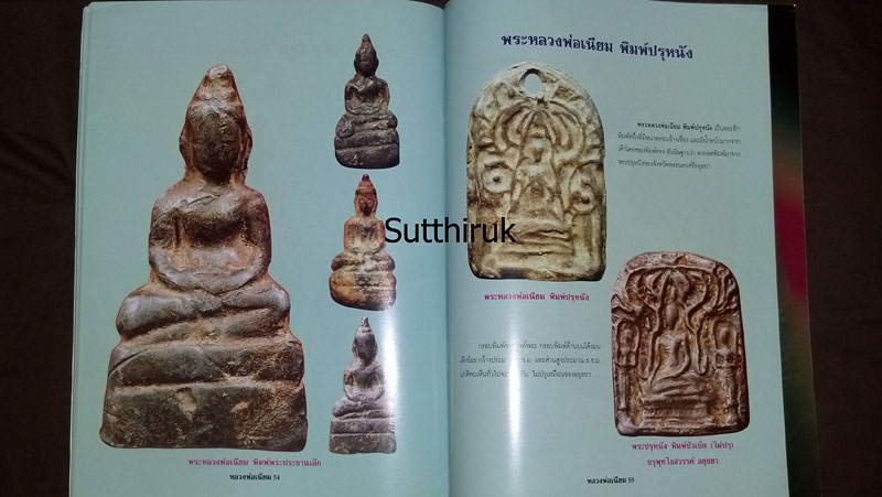หนังสือ ประวัติและวัตถุมงคลยอดนิยม หลวงพ่อเนียม วัดน้อย