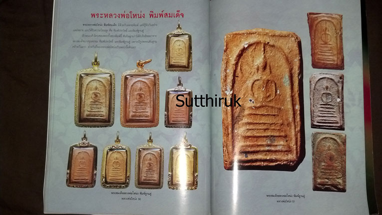 หนังสือ ประวัติและวัตถุมงคลยอดนิยม หลวงพ่อโหน่ง วัดคลองมะดัน จ.สุพรรณบุรี
