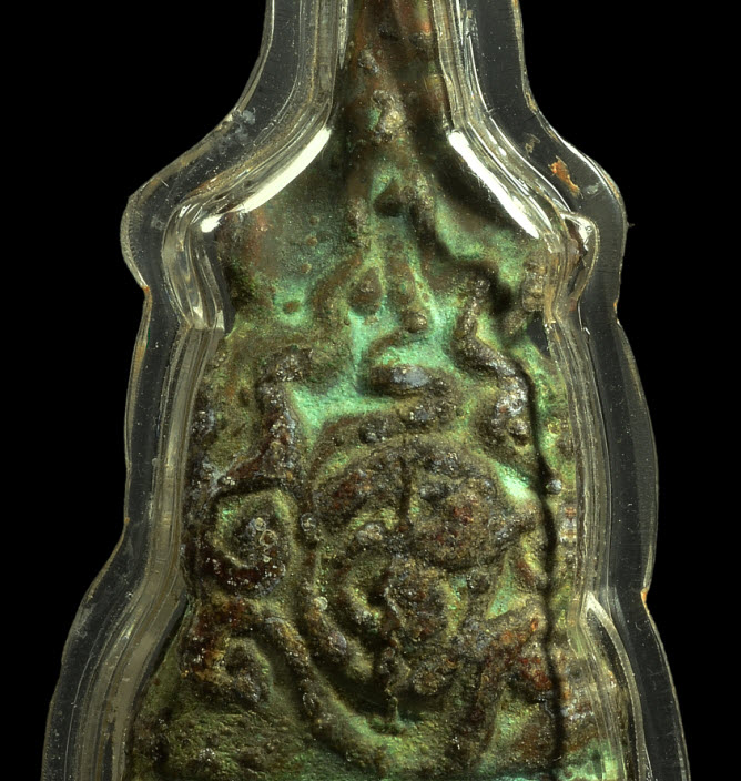 งั่งตาแดง ของเขมร สัมฤทธิ์ เนื้อทองแดงเม็ดมะขาม เก่าถึงยุค