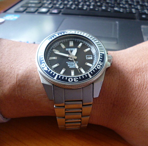 นาฬิกา seiko titanium samurai มือ2