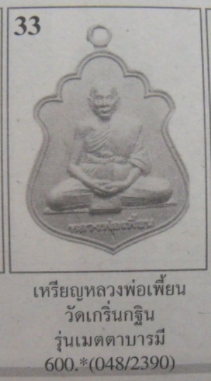 **วัดใจ**เหรียญหลวงพ่อเพี้ยน วัดเกริ่นกฐิน ลพบุรี 2 เหรียญ**สวยๆ เชิญชมครับ