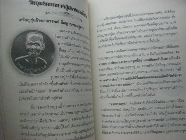 หนังสือ หลวงปู่สรวง เทวดาเดินดิน ผู้วิเศษ...แห่งเขาพนมกุเลน โดย ทิพยจักร หนา 224 หน้า