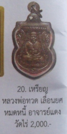 **วัดใจ**เหรียญเสมาหลวงปู่ทวด อาจารย์แดง วัดไร่ รุ่นเลื่อนยศ หมดหนี้ ปี 49**