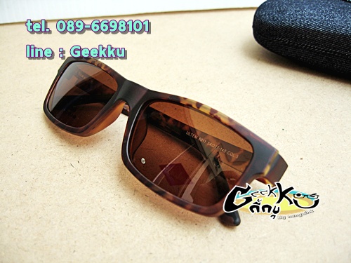 กรอบแว่นตา Cooper  (6001-col.5) **ของแท้ ** ทรงกรอบเต็มสีน้ำตาลลายกระ  มีคลิปกันแดด (เลนส์ Porarized