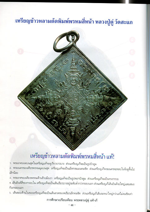 หนังสือ การศึกษาเปรียบเทียบพระ หลวงปู่ดู่ พรหมปญโญ วัดสะแก แท้ - เก๊ (ออกใหม่ครับ)