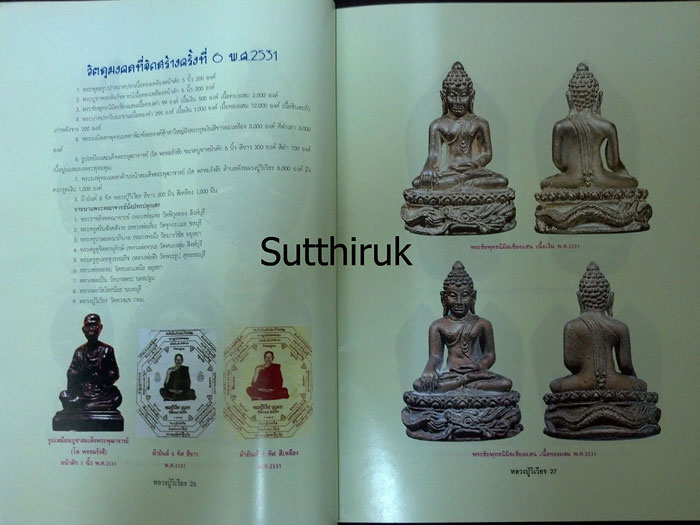 หนังสือ อมตวัตถุมงคลยอดนิยม หลวงปู่วิเวียร ฐิตปุญโญ วัดดวงแข กรุงเทพมหานคร