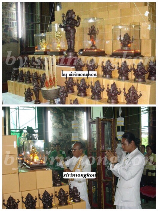 พระพิฆเนศ ปางนั่งบรมครู รุ่นครบรอบ100 ปี กรมศิลปากร ขนาดบูชา หน้าตัก 4 นิ้วครึ่ง No.3576