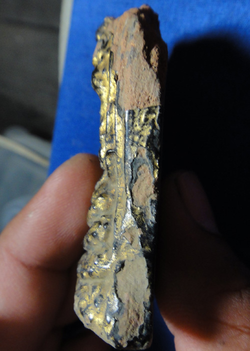 เคาะเดียวแดงครับ โคนสมอปางนาคปรก เนื้อดิน ลงรักปิดทองเดิม สภาพพอสวย แท้ดูง่าย (ซ่อมนะครับ)