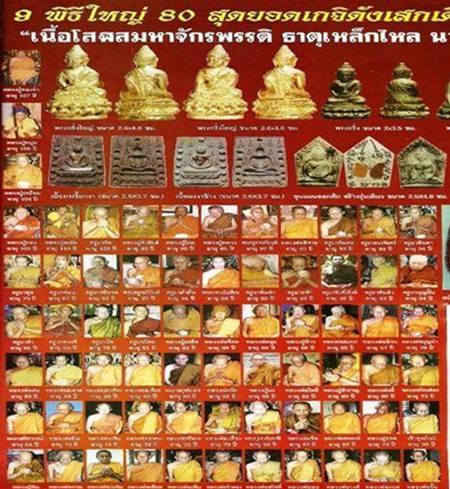 พระสมเด็จคู่ชีวิตล้างอาถรรพ์ เนื้อผงหลังแบบฝังพระธาตุ ตะกรุด หลวงปู่หมุน ร่วมปลุกเสก ปี 41 (D4)