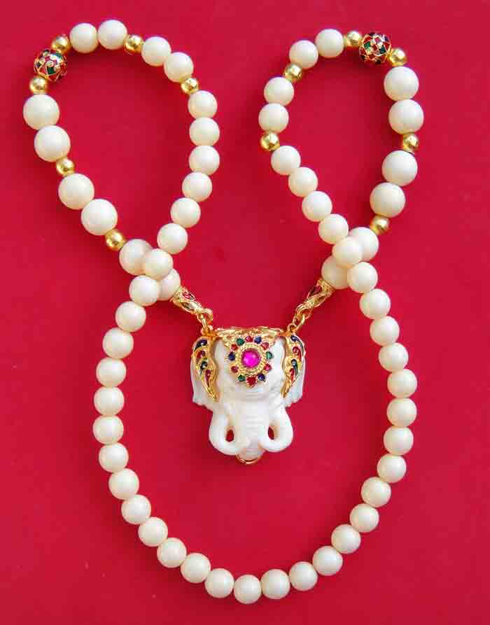 ***สร้อยคล้องพระลายสุโขทัยโบราณกะไหล่ทองความยาว 25 นิ้ว ขนาดศูนย์กลางเม็ดสร้อย 0.9 ม.ม.สวยหรูตามรูป