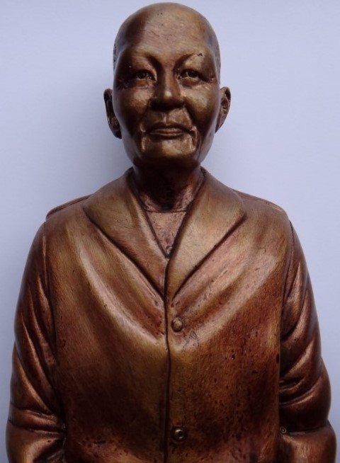 พระบูชาบรรจุของอธิษฐาน คุณแม่บุญเรือน โตงบุญเติม ครูบากฤษดา เสก เลข103 เคาะเดียวแถมรูป