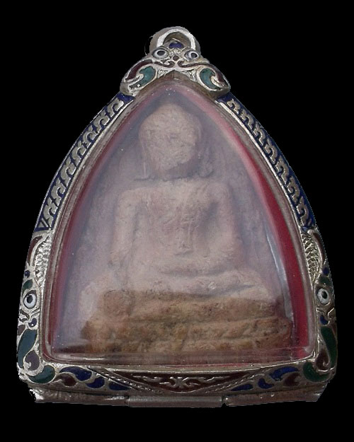 หลวงพ่อโต กรุบางกระทิง พิมพ์มารวิชัย ตลับเงิน