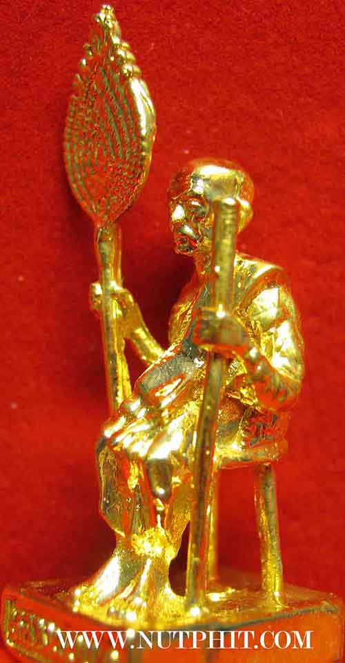 รูปหล่อหลวงพ่อแช่ม ปี ๒๕๓๕ วัดฉลอง ภูเก็ต+บัตรรับรองพระแท้*147