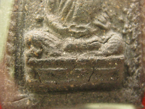 พระเนื้อผงรูปเหมือนเต็มองค์ รุ่นพิเศษ หลวงปู่ตื้อ หลังรูปถ่าย