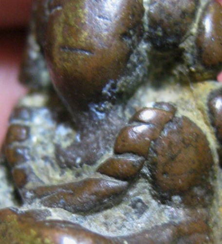 อุปคุตเขมร เนื้อทองผสม เนื้อจัด ดูง่าย มาพร้อมบัตรรับรองความแท้