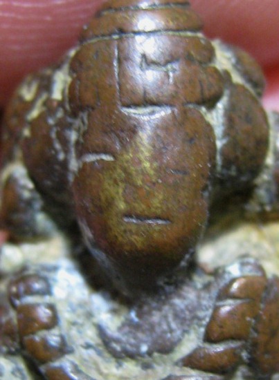 อุปคุตเขมร เนื้อทองผสม เนื้อจัด ดูง่าย มาพร้อมบัตรรับรองความแท้