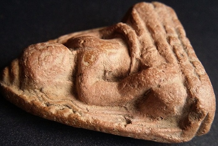 หลวงพ่อโต พิมพ์มารวิชัย เนื้อดิน กรุบางกระทิง จ.พระนครศรีอย ุธยา พระสวยๆ ดูง่ายๆ มาพร้อมบัตร