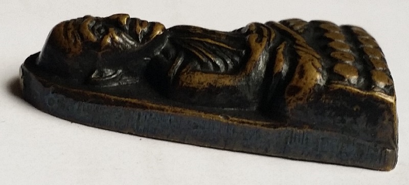 **เคาะเดียวปิด**หลวงพ่อทวด พิมพ์หลังหนังสือเล็ก ปี2508 บล็อคตากลม พร้อมบัตรรับรองพระแท้