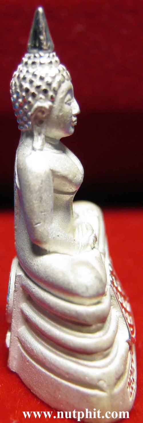 พระกริ่งพระพุทธโสธรเนื้อเงินบริสุทธ์ 99.9% งดงามแท้หายากมากครับ*182