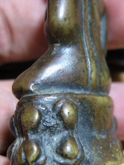 พระกริ่งประทานพร พิมพ์ใหญ่พิเศษ ปี2512 เนื้อทองผสม วัดวังกระ โจม จ.นครนายก มาพร้อมบัตรรับรอง