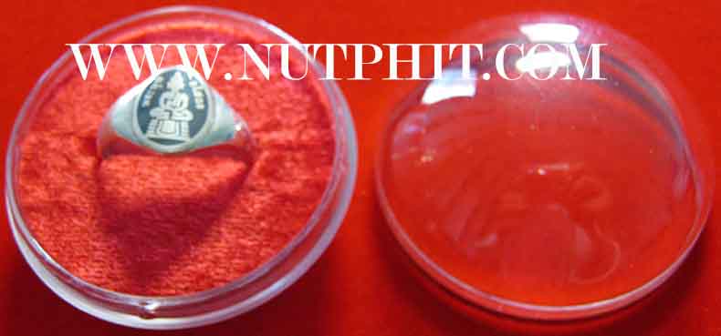 แหวนเงินลงถม ลพ.โสธร กล่องเดิม ๆ จากวัดโสธรฯ+ของแถม !!! *16