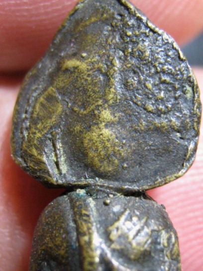 พระกริ่งบดินทร์ ปี2502 เนื้อทองผสม วัดชนะสงคราม กทม.สภาพพอใช ้ มีบัตรรับรองความแท้