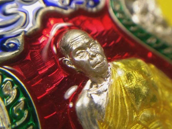 เสมา 7 รอบ หลวงพ่อสิน เงินลงยาสี่สี