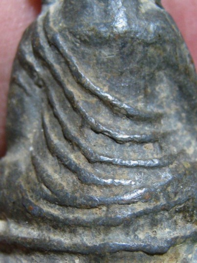 พระกรุวัดหูแกง เนื้อตะกั่ว จ.ตรัง สภาพพอสวย มาพร้อมบัตรรับรองความแท้