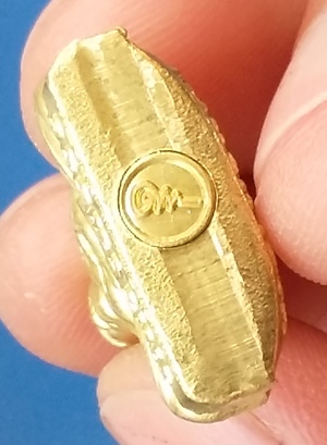 รูปเหมือนปั๊มรุ่นแรก หลวงพ่อจง วัดสังฆาราม จ.สุโขทัย เนื้อฝาบาตร+เนื้อตะกั่ว