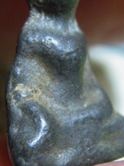 พระท่ากระดานน้อย เนื้อตะกั่วสนิมแดง กรุศาลเจ้า จ.ราชบุรี มาพร้อมบัตรรับรอง