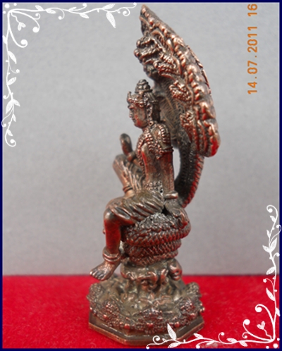 นวะโลหะ  จตุคามฯรุ่นแรก วัดนางพระยา {1.5 x 4 .5 ซ.ม.}  สุดยอดพิธีกรรมที่ยิ่งใหญ่ของปี2548