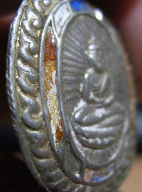 หลวงพ่อโสธร เนื้อเงินลงยา ปี2482 วัดโสธรฯ จ.ฉะเชิงเทรา หายาก