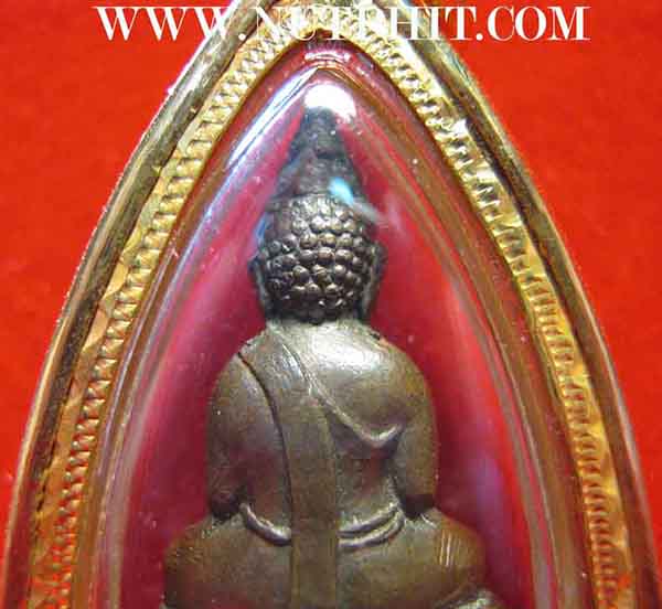 กริ่งพระพุทธโสธร ปี ๒๕๐๐ พิมพ์หน้ากลาง วัดโสธร+บัตรรับรองพระแท้*63