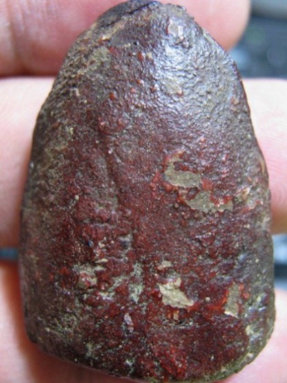 พระพิมพ์บัวเล็บช้าง เนื้อดิน กรุวัดชนะสงคราม กรุงเทพฯ สภาพพอใช้