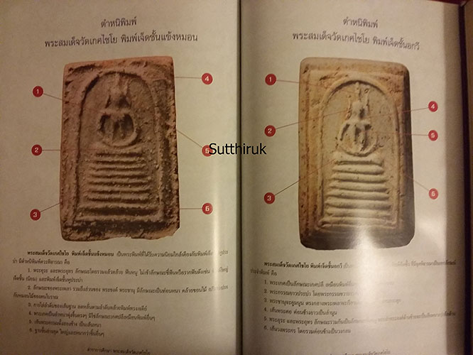 หนังสือ ตำราการศึกษา พระสมเด็จวัดเกศไชโย (ชี้จุดลับ-ตำหนิพิมพ์)