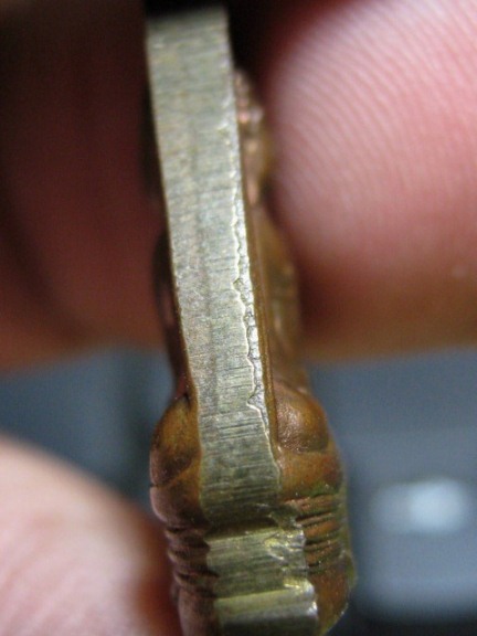 พระหลวงพ่อโสธรสองหน้า ก้นกลึง ปี2508 เนื้อทองเหลือง วัดโสธรฯ จ.ฉะเชิงเทรา สภาพพอสวย มีบัตรรับรอง