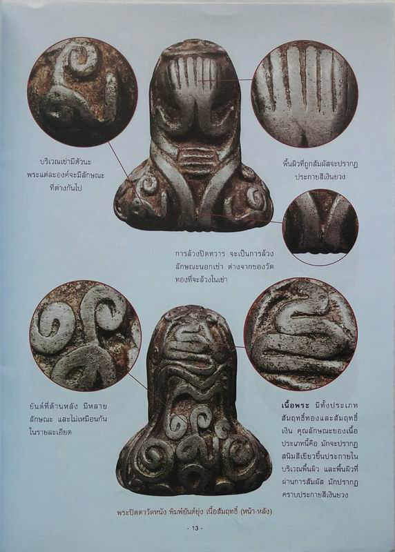 หนังสือเคล็ดลับการศึกษาพระปิดตาเนื้อโลหะ